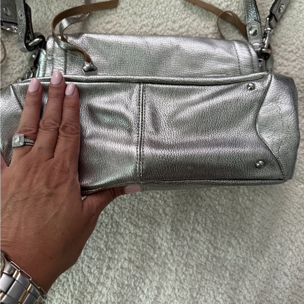 Aimee Kestenberg 5th Avenue Convertible Shoulder Bag-color: Pewter - Picture 3 of 13
